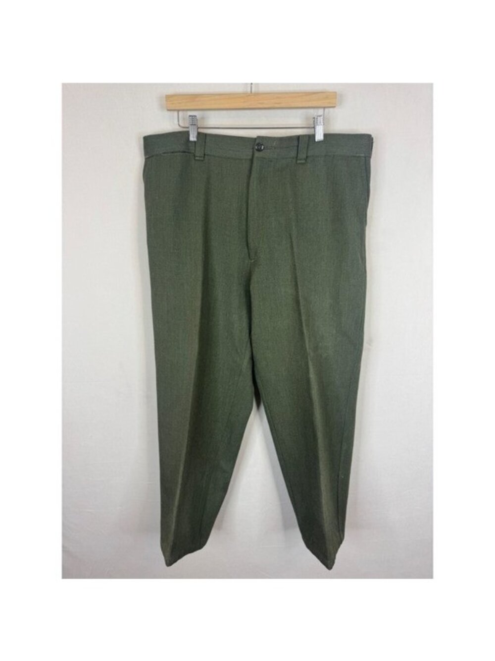 Filson Vintage 100% Virgin Wool Whipcord Trousers Forest Green Mens 40x28 Pants